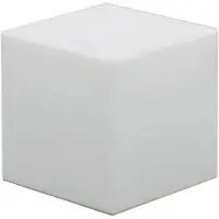 Newgarden Deco-solarlamp buiten Cuby, dimbaar, wit / opaal, Kunststof, Modern, solar tuinverlichting