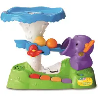Vtech Baby, lanceer- en leerbaan voor ballen, geschikt voor baby's vanaf 3 maanden, met geluidseffecten, werkt op AA-batterijen, gemaakt van synthetisch materiaal, in meerdere kleuren