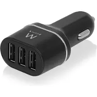 Ewent EW1202, Autoadapter, sigaretten aansteker, 5V, zwart