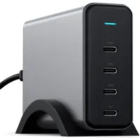 Satechi Chargeur ST-UC165GM-EU avec 4 ports USB-C 165 W Gris sidéral