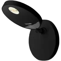 Artemide Demetra Spotlight Wandlamp With Switch | Opaque Black | 3000 K