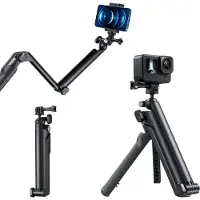Telesin 3-Way selfiestick voor GoPro met statief en bobber