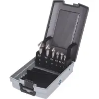 Ks Tools 3360456 336.0456 Conische en ontbraamverzinkboor 6.3 mm, 8.3 mm, 10.4 mm, 12.4 mm, 16.5 mm, 20.5 mm HSS-Co 5 Cilinderschacht 1 stuk(s)