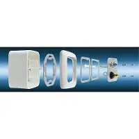 Kindermann - VGA (HD15) kabel+plug module-54 x 54 mm