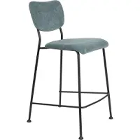 Zuiver Benson Barkruk - Duopack - Grey/Blue - 64,5 cm