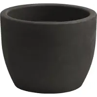 Giarnaldo Bloemschaal Plantschaal Rond Hera 30x23cm ANTRACIET