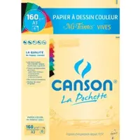 Canson Zeichenpapier Mi-Teintes, Pastell Farben