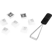 HyperX PBT-toetsen - Volledige toetsenset Double Shot PBT-materiaal Engelse (VS) lay-out 104 toetsen - Wit