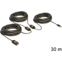 DeLOCK hoge kwaliteit actieve USB2.0 verlengkabel 30m - 30 meter