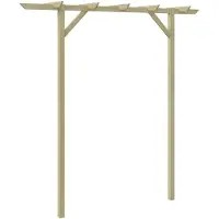 vidaXL Pergola 205x40x203 cm hout