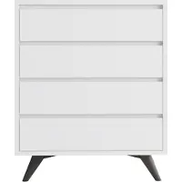Skye Decor , Suvera-Suvera MDD, Wit, Kommode, 86x70x40 cm, 100% melaminecoating op spaanplaat