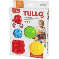Tullo Sensorische textuur vormen - Set van 5- 0m+ 0+ maanden