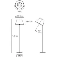 Artemide Choose Vloerlamp Chrome | White