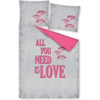 Sweet Home dekbedovertrek All You Need is Love - katoen - 1-persoons
