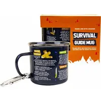 Gift Republic Emaille Mok - Survival