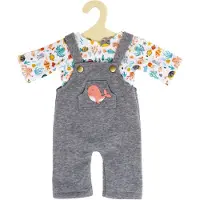 Heless poppen tuinbroek walvis Bobby - poppenkleding 28-35 cm.