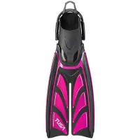 Tusa HyFlex Zoom – Flexibele duik- en snorkelvinnen met split-fin technologie voor efficiëntie en comfort – Zwart/Roze – SF0111 XS RP – Maat XS (34–38) – (22–24 cm)