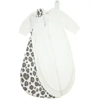 Meyco Baby Panter baby slaapzak rond tweedelig - neutral - 68/74 - 2.5 TOG