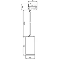 Deko-light Lucea 15 707126 Hanglamp LED vast ingebouwd 15 W LED Energielabel: F (A - G) Verkeerswit (RAL 9016)
