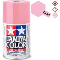 Tamiya Hobbyverf Acrylverf - TS-25 Pink - Gloss - Acryl Spray - Verf spuitbus - 100 ml