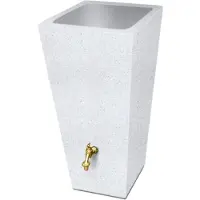 Prestige Regenton manhattan wit 200L incl. messing kraantje