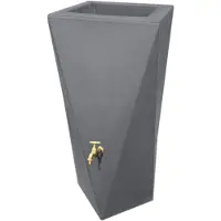 Prestige Regenton manhattan twist grijs 250L incl. messing kraantje