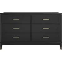 CosmoLiving by Cosmopolitan Westerleigh-Commode - 6-laden - Zwart