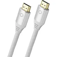 OEHLBACH D1C92494 HDMI-kabel HDMI Aansluitkabel HDMI-A-stekker, HDMI-A-stekker 3.00 m Wit 8K UHD, Vergulde steekcontacten