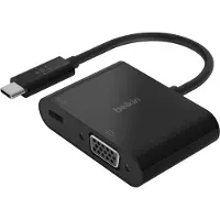 Belkin AVC001btBK USB-C to VGA + Charge Adapter (60W)