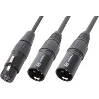 PD Connex Kabel 1x XLR Female - 2x XLR Male 50cm
