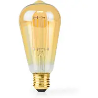 Nedis Led lamp E27 | Edison | (4.9W, 470lm, 2100K, Dimbaar)