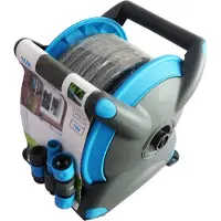 Kynast Garden Wandslanghouder 15m Blauw blauw Kunststof Kynast Slanghouder