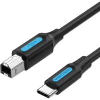 Vention USB-C naar USB-B Printerkabel 2M – Betrouwbare Verbinding voor Printers en Apparaten