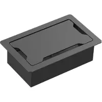 Vision Verberg je kabel dozen, TC3 SURRTB Kabelorganisator Kabeldoos Tafel/Bank Zwart - Wit 1 stuk(s)