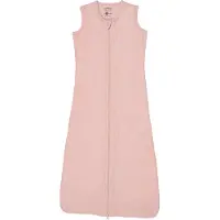 Lodger - Luchtige Zomerslaapzak 80 cm Roze - Mouwloos - Hydrofiel Katoen 0.3 TOG - Hoppper Seersucker
