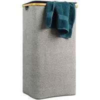 GADGY Wasmand met Deksel - Opvouwbaar - 103 liter - met Uitneembare Waszak - Wasmanden - Wasbox