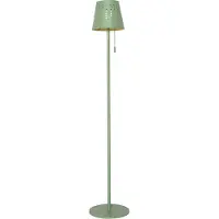QAZQA Buiten vloerlamp groen incl. LED 3-staps dimbaar op solar - Ferre
