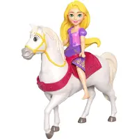 Disney Princess Disney Pr. Small Doll Rapunzel en Paard