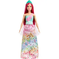 Barbie Blonde Prinses Met Roze Kroon Pop