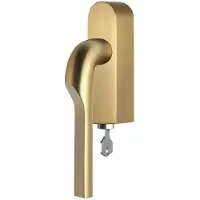 Formani Rivio by Gensler GL100-DKLOCK-O draaikiepgarnituur afsluitbaar rechtsdraaiend - PVD mat goud