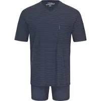 Ammann Pyjama kort ' Extra Light ' donkerblauw