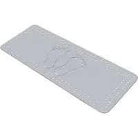 Kleine wolke Foot anti slip badmat 36x72 cm, grijs