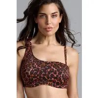 Marlies Dekkers Jungle Diva Brown And Dark Orange Strapless Bikini Top Maat: 75B | Bikini's Outlet | Dames | Bruin