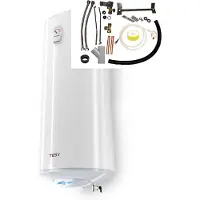 Tesy Bi-Light warmwater boiler 120 liter met verticale installatie set, Elektrische boiler