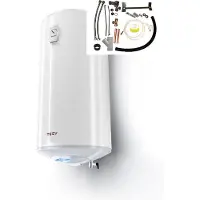 Tesy Bi-Light warmwater boiler 100 liter met verticale installatie set, Elektrische boiler