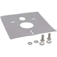 Plieger isolatiemat voor hangend toilet/bidet met steunbussen