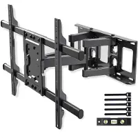Auronic TV Beugel - Draaibaar en Kantelbaar - 37 tot 70 inch - Tot 60 KG - Zwart