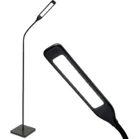Auronic Staande Lamp - LED Vloerlamp - Geschikt voor Woonkamer - Dimbaar - Zwart