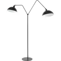 Light & Living Zwarte Vloerlamp Orion 2 Lichts