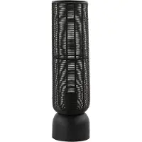 Light & Living Tafellamp Ø11x39,5 cm LEZUZA mat zwart
